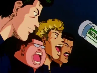 Sakuragi’s gang who used to be Mitsui’s enemy